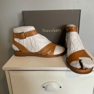 Franco Sarto Women's Brown Strappy Sandals